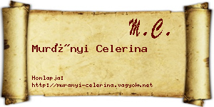 Murányi Celerina névjegykártya