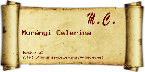 Murányi Celerina névjegykártya
